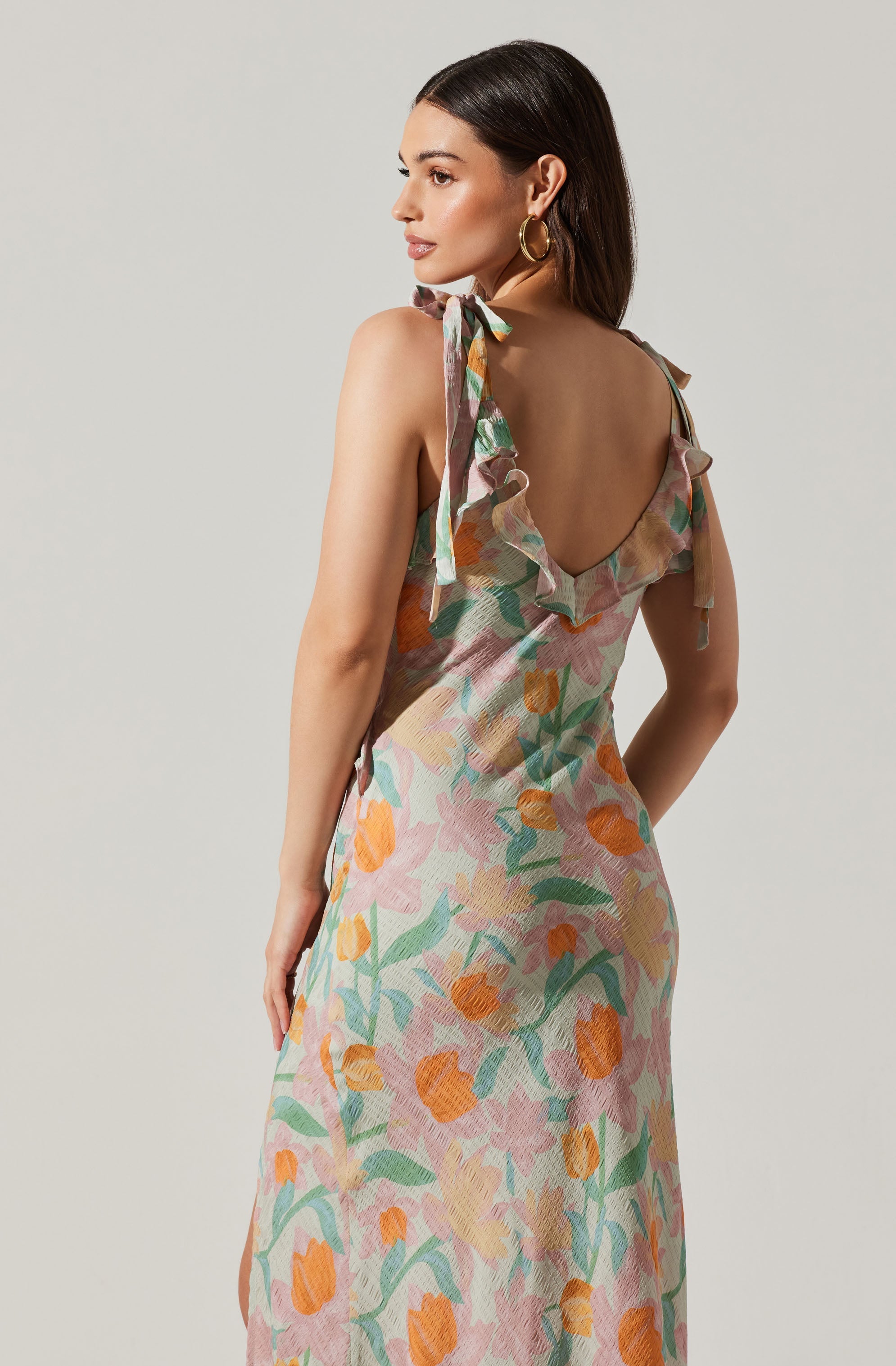 Sorbae Floral Maxi Dress for Women - Elegant Long Summer Dress with Floral Print - Perfect for Beach, Vacation, and Casual Outings