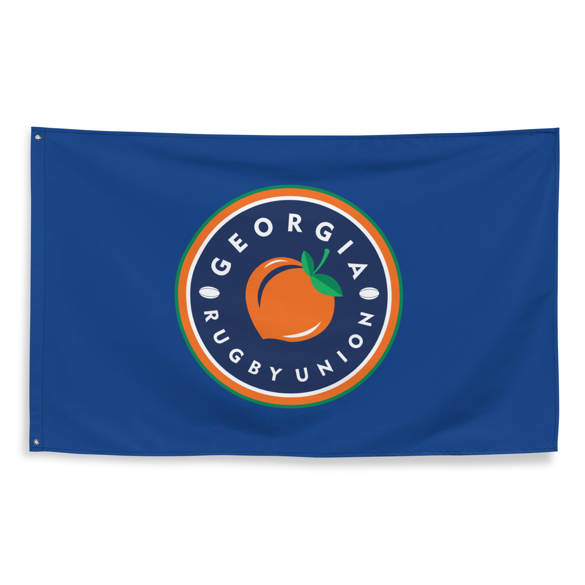 Georgia Rugby Union Wall Flag - Premium Embroidered College Sports Banner for Game Room, Man Cave & Tailgating Decor