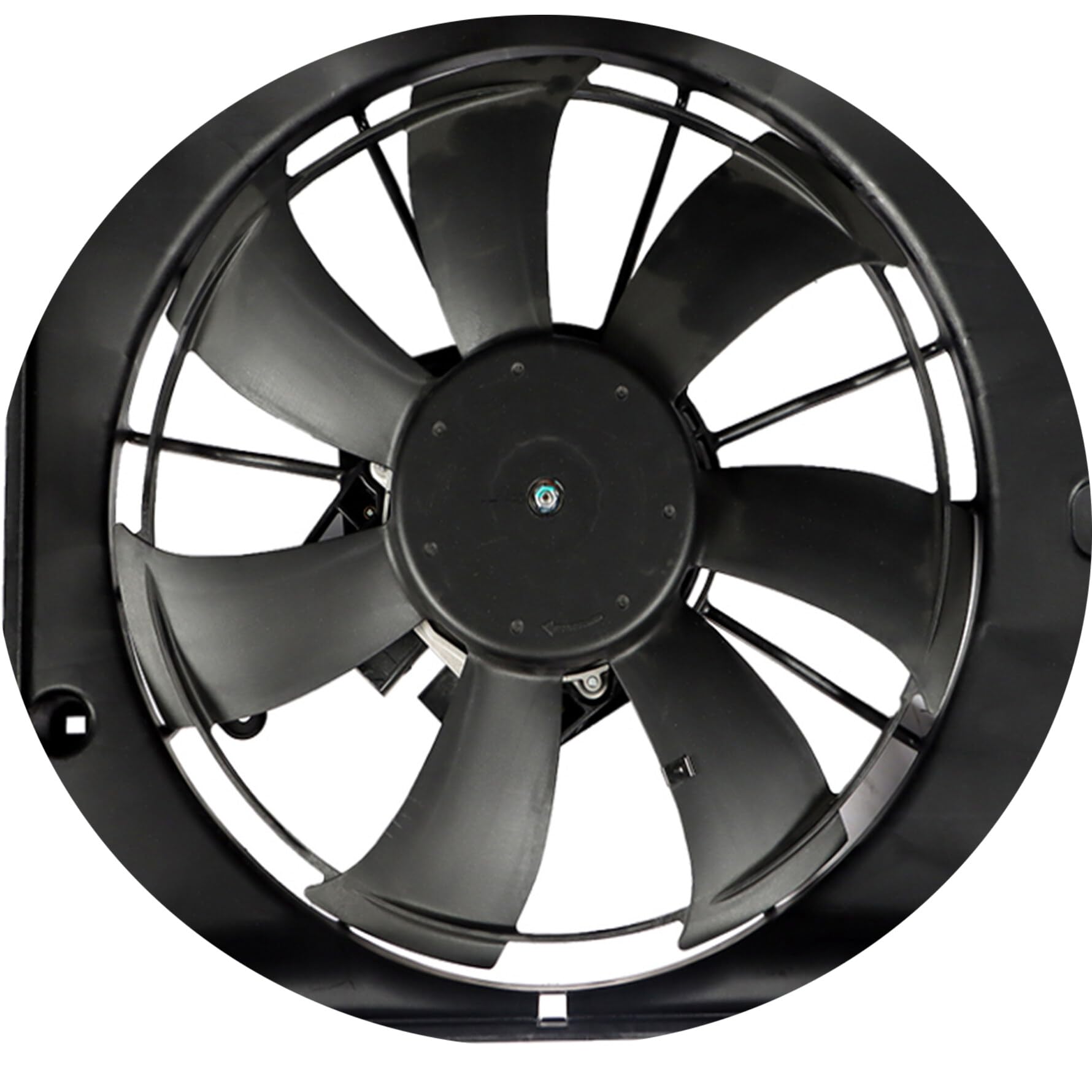 2016-2021 Honda Civic DX/LX/SE/EX/Sport Engine Radiator Condenser Cooling Fan Assembly - HO3115174 190155BAA01 Replacement Part - 12V Black - Perfect for Engine Overheating Prevention & Summer Driving