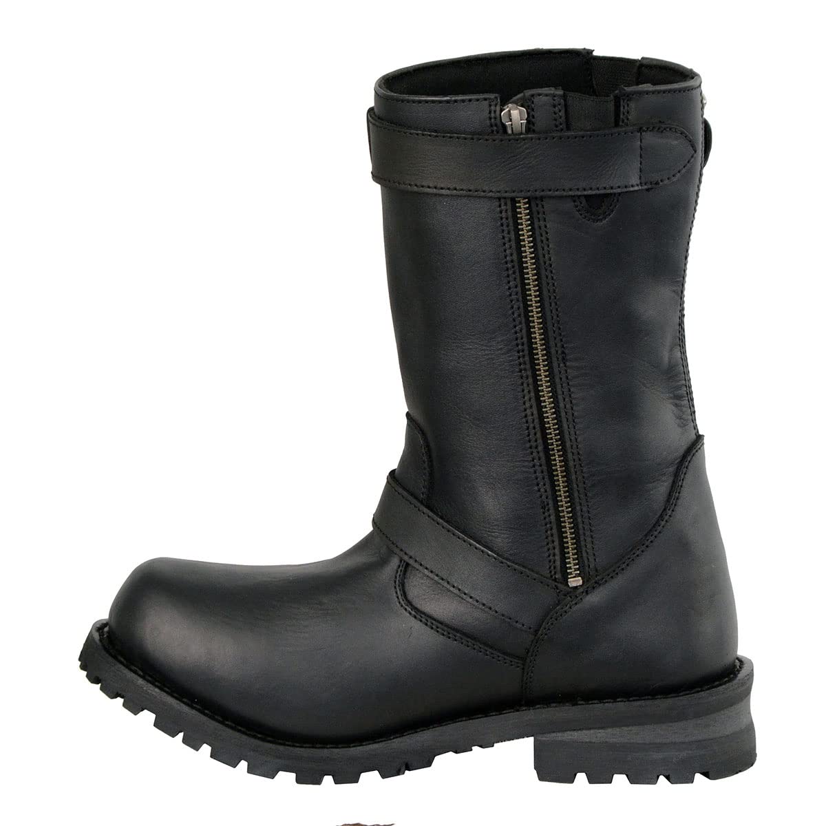 Milwaukee Premium Leather Engineer Motorcycle Boots for Men - Classic Riding Boots Collection - Durable & Comfortable for Long Rides & Cruising