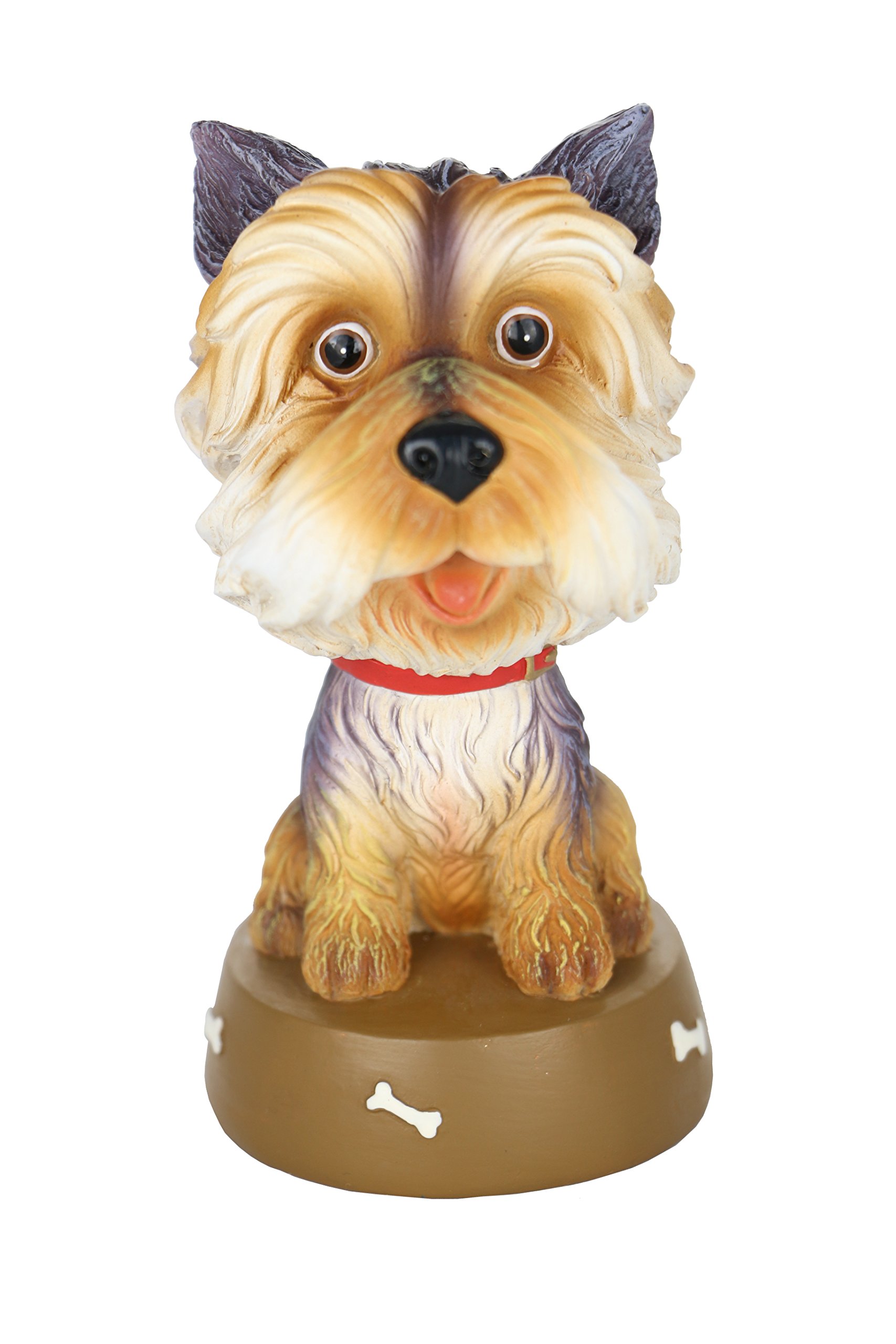 Yorkie Dog Eyeglass Holder Stand - 4.5 Inch Cute Yorkshire Terrier Glasses Display for Reading Glasses, Sunglasses & Eyewear - Perfect for Home, Office Desk & Gift
