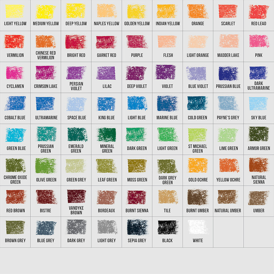Conté à Paris Carre Artist Color Crayons - Professional Drawing & Sketching Tools for Artists, Students & Designers - Perfect for Portraits, Landscapes & Mixed Media Art