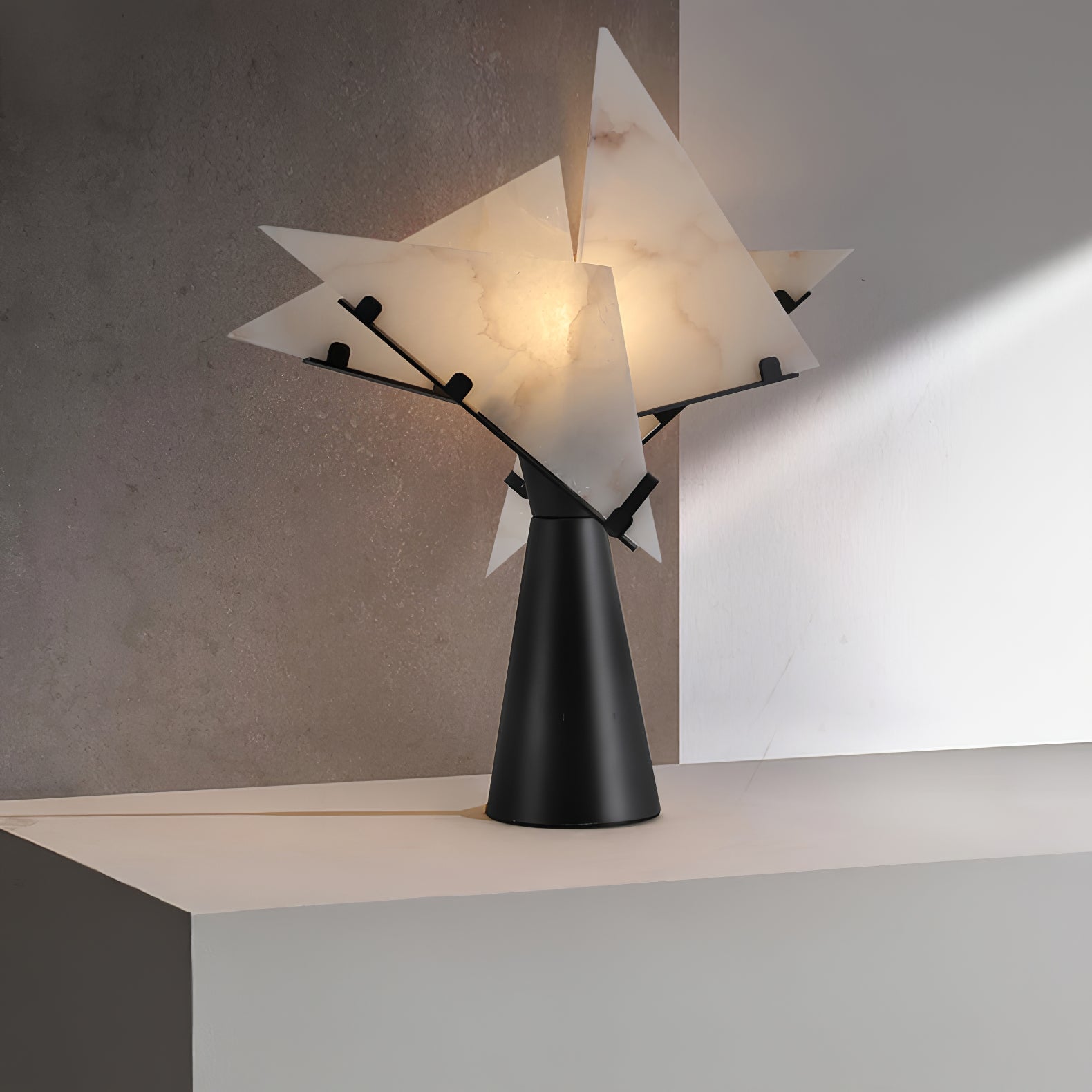 Pierre Chareau Style Modern Table Lamp - Adjustable LED Desk Light for Home Office, Bedroom & Living Room Decor - Perfect for Reading, Working & Ambient Lighting