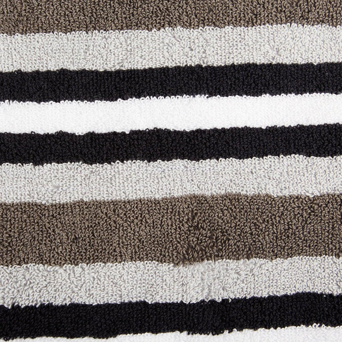 Premium Cotton Stripe 2-Piece Bath Towel Set - Soft, Absorbent & Quick-Drying - Perfect for Spa, Bathroom & Beach Use