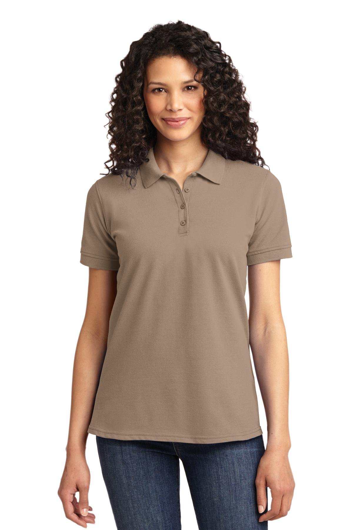 Port & Company Ladies Core Blend Pique Polo Shirt - Soft & Comfortable Women's Golf Polo for Work, Casual & Sports (LKP155)