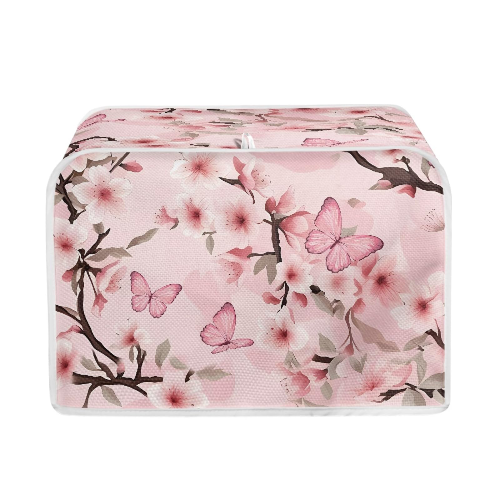 Cherry Butterfly 2 Slice Toaster Cover - Dustproof & Waterproof Kitchen Accessory for Most 2-Slice Toasters - Perfect for Home, Kitchen & Bread Maker Oven Protection
