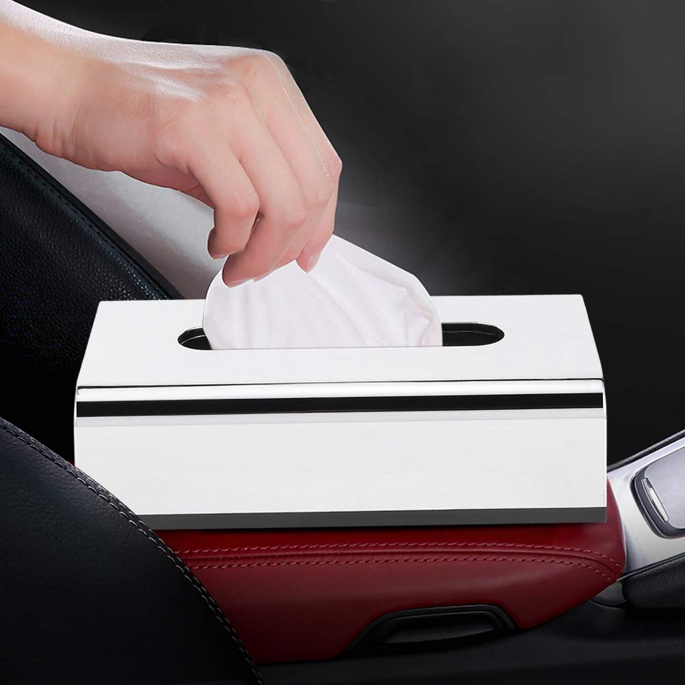 Soft & Comfortable Tissue Box Holder for Car & Dining Room - Decorative & Functional Tissue Container for Home & Office Use