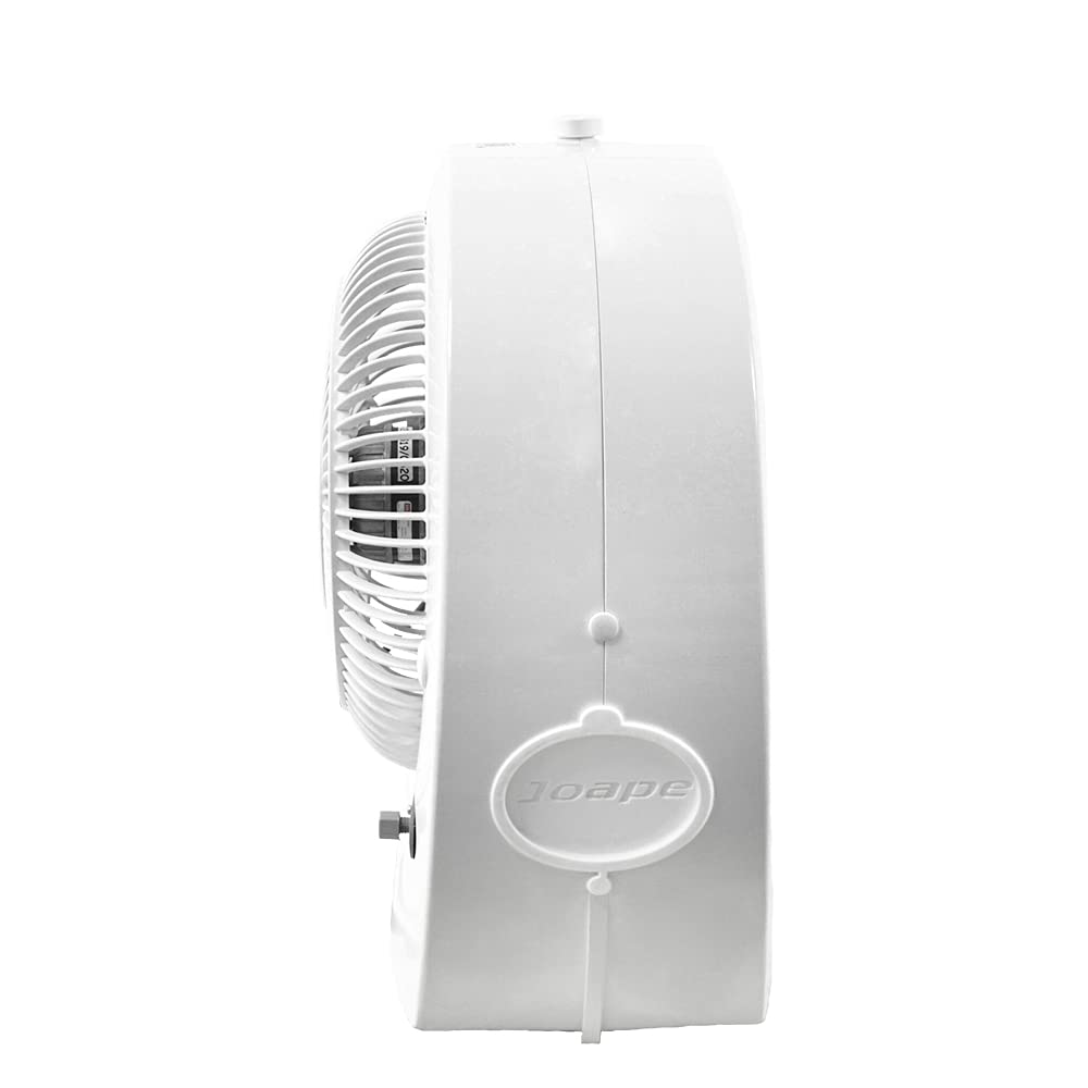 Joape EcoJet 11.5 Inch White Table Misting Fan - Portable Cooling Fan for Outdoor Patio, Poolside, Camping & Indoor Use