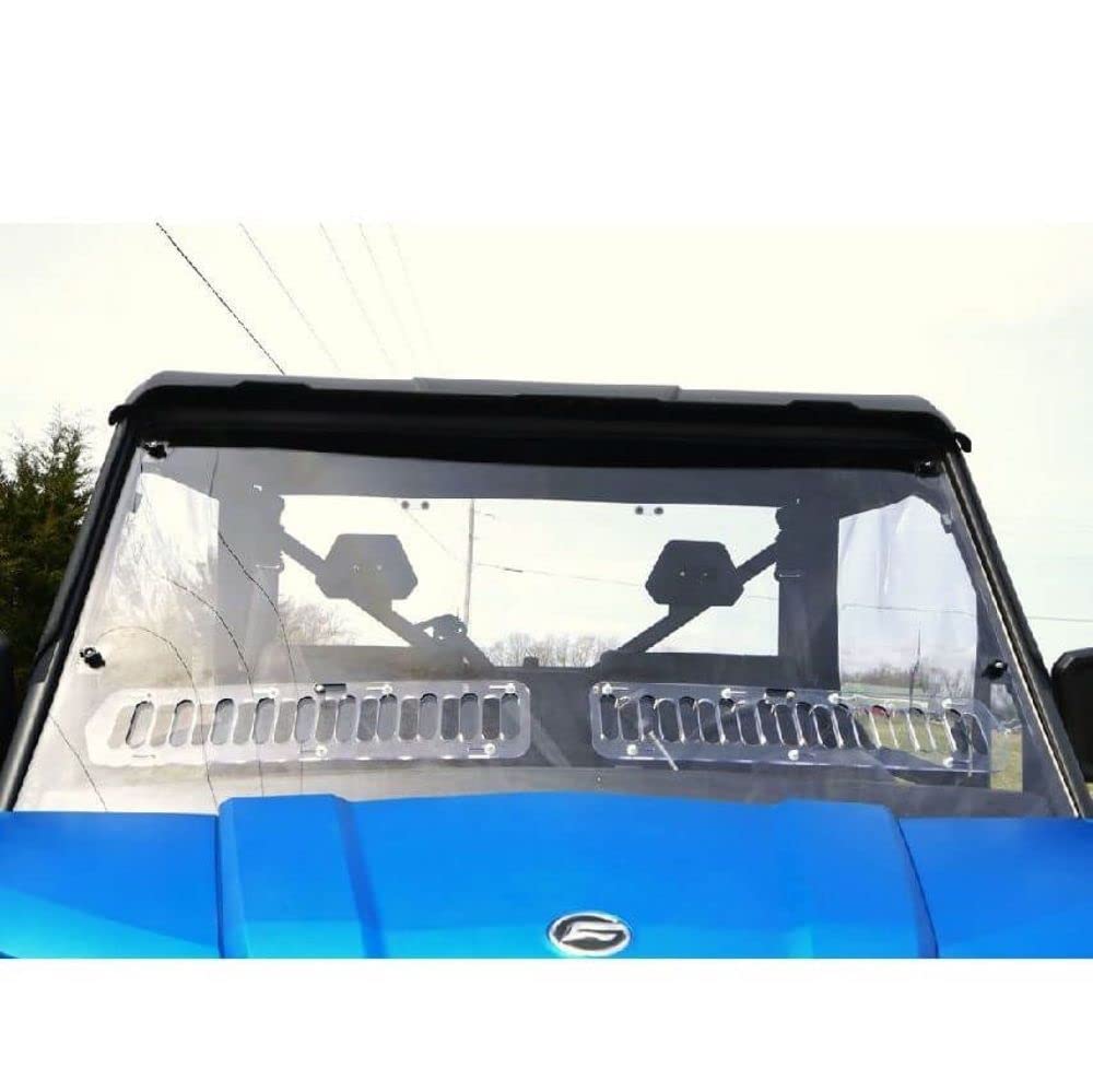 Falcon Ridge Aero-Vent Front Windshield for CF Moto UForce 1000 UTV (2019-2021) - Durable Polycarbonate Windshield for Off-Road Protection & Enhanced Airflow - Perfect for Trail Riding, Hunting & Farm Work