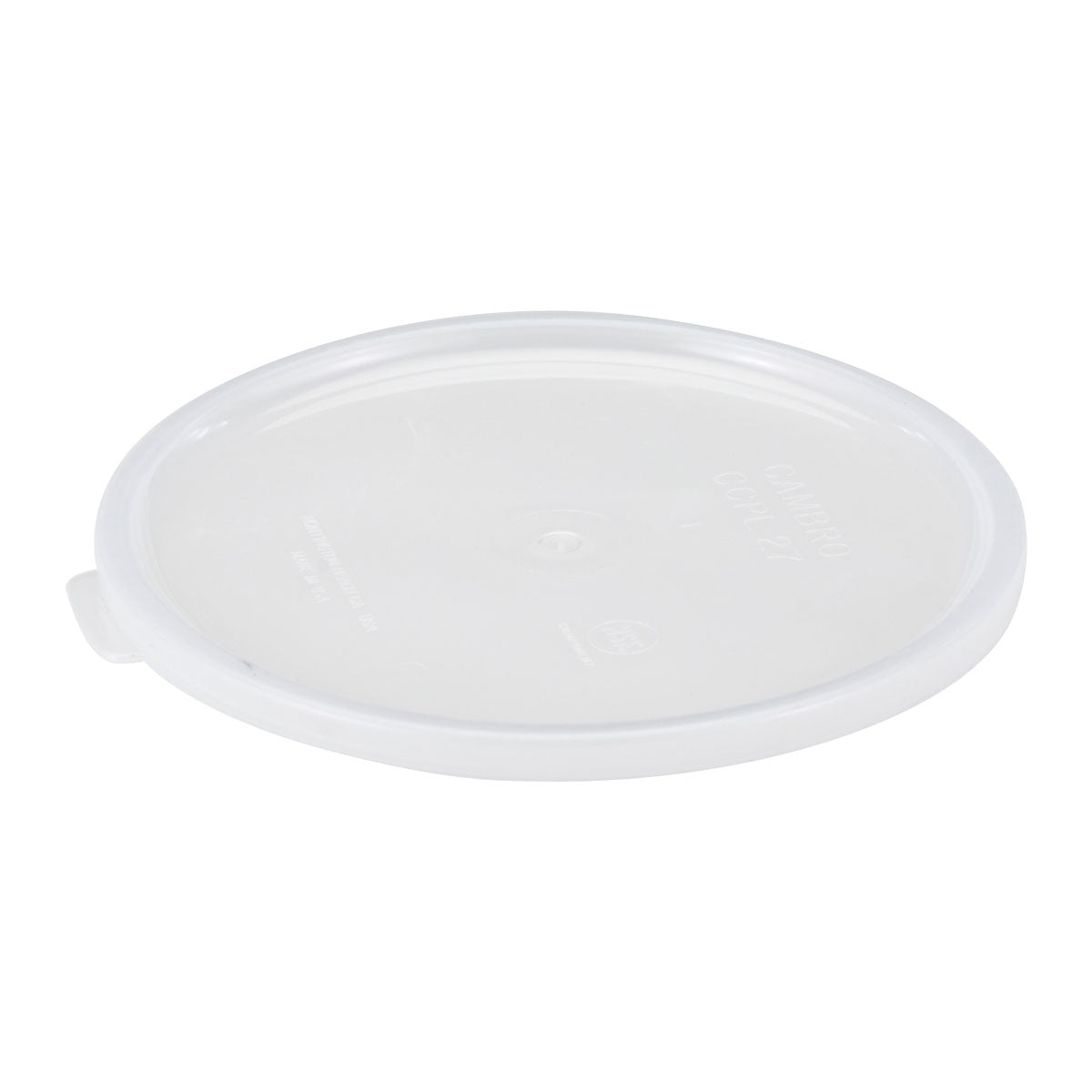 Cambro CCPL27148 Crock Lid for 1.5 qt & 2.7 qt Food Storage Containers - Perfect for Meal Prep, Leftovers & Kitchen Organization
