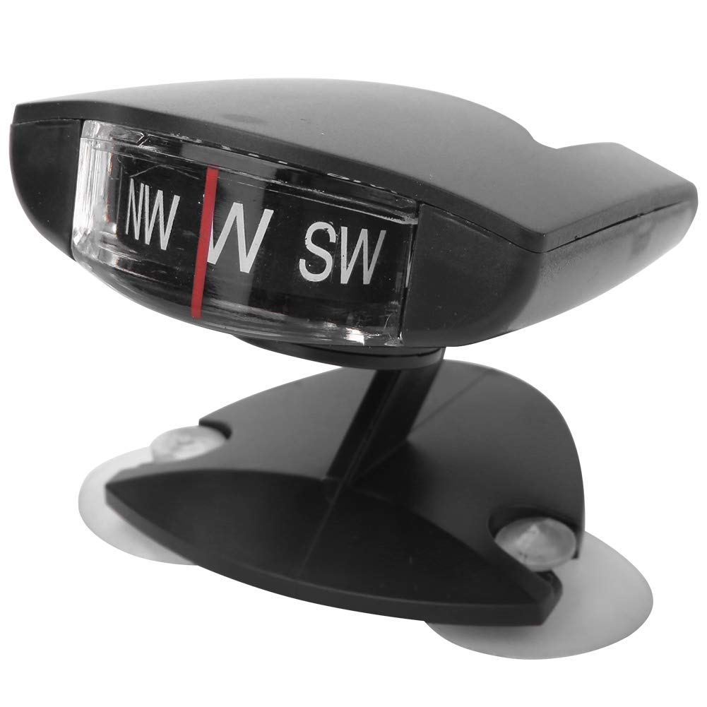 Alomejor Mini Car Compass Navigation Ball with Suction Cups - Dashboard Decor for Cars, Trucks & Boats | Perfect for Road Trips & Marine Navigation