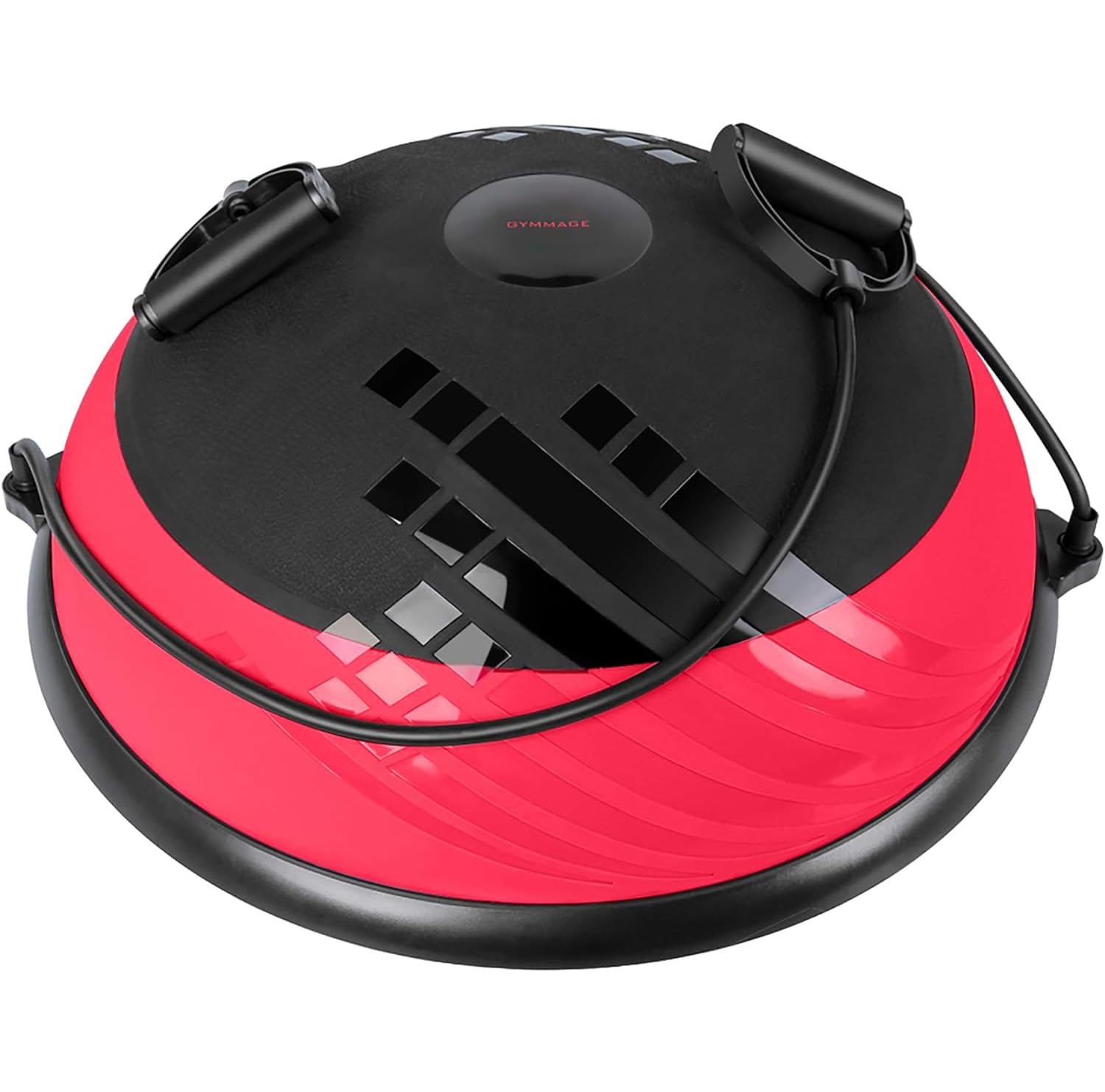 Half Ball Balance Trainer Yoga Exercise Ball with Resistance Bands - 23