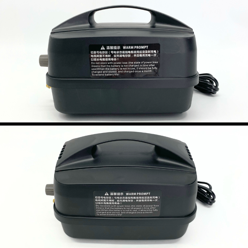 Hailea CP 20 AC/DC Aquarium Air Pump - Dual Power Fish Tank Oxygen Pump for Aquariums, Hydroponics, and Pond Aeration | Quiet & Energy Efficient