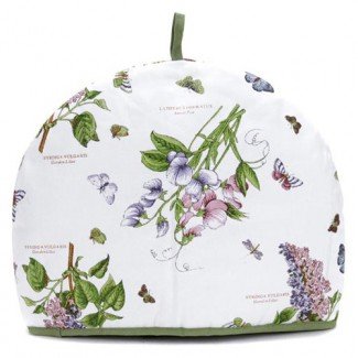 Kuwugi Portmerion Botanic Garden Tea Cosy - Floral Design Tea Pot Cover for English Afternoon Tea | Perfect for Tea Parties, Home Decor & Gift Giving