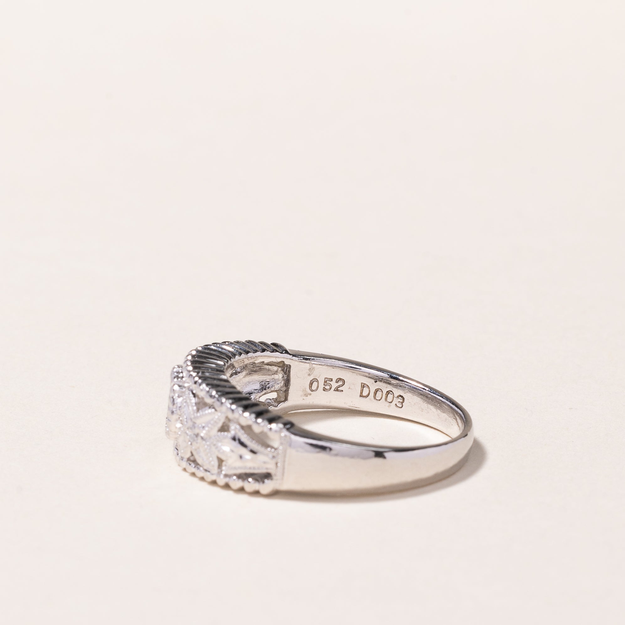 Platinum Sapphire and Diamond Ring - 0.52ct Sapphire with 0.03ctw Diamonds - Size 6.5 - Elegant Engagement, Wedding, or Anniversary Jewelry Gift