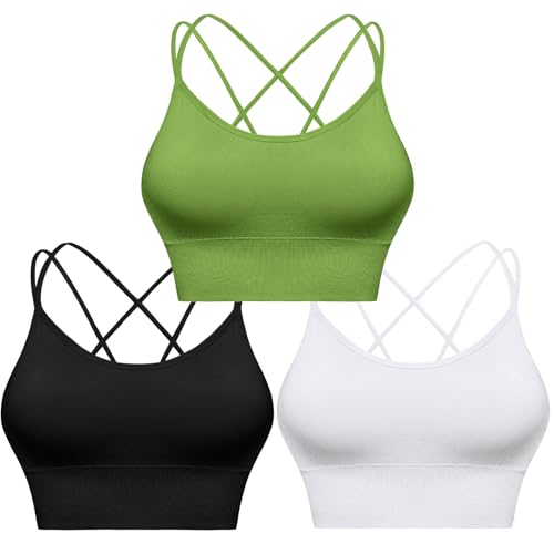 3 Pack-black+white+olive Green