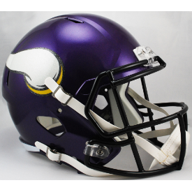 Minnesota Vikings Riddell Speed Replica Football Helmet - Authentic NFL Collectible for Fans, Home Decor & Game Day Display