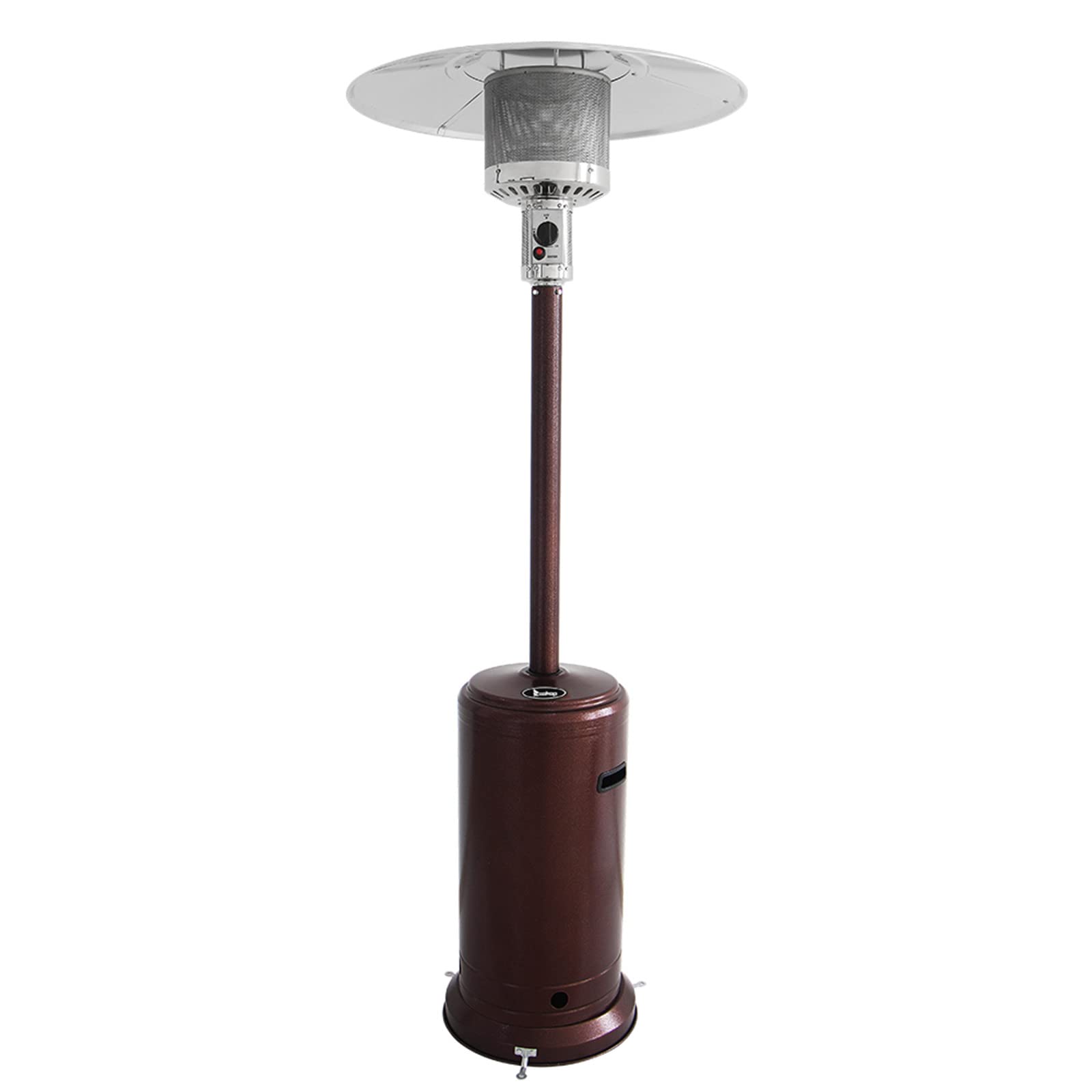 46000 BTU Outdoor Gas Patio Heater - Commercial & Residential Bronze Umbrella Heater for Cafes, Restaurants, Terraces & Courtyards - Perfect for Outdoor Dining & Entertaining