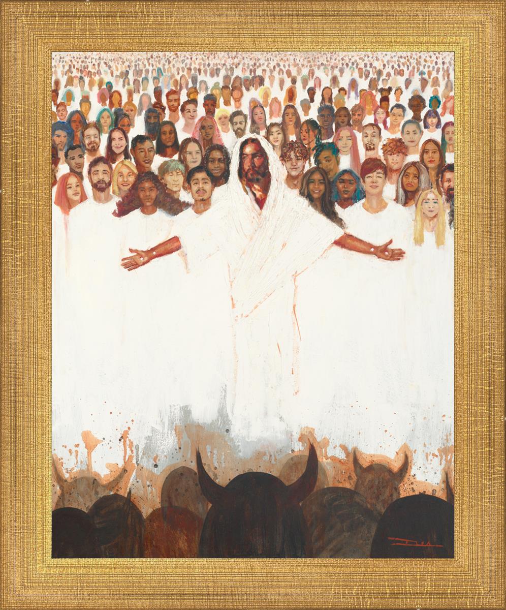 Fear Not, For They That Be With Us Are More - Inspirational Christian Wall Art for Home & Office Decor - Perfect for Living Room, Bedroom, or Gift Giving