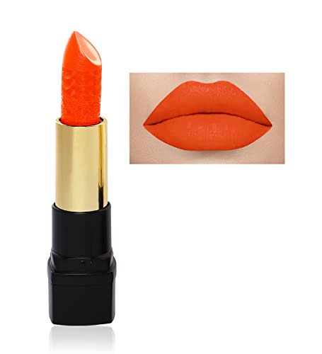 Beauty Berry Vogue Matte Lipstick - Long Lasting, Non-Drying, Vegan Formula (Karina Orange Shade) | Perfect for Everyday Wear, Date Nights & Special Occasions