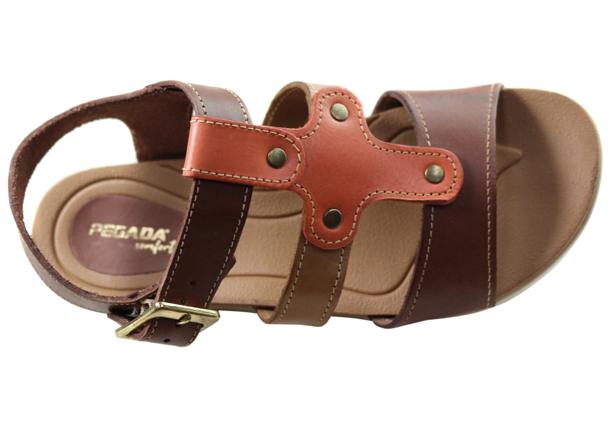 Atlas Women's Comfortable Leather Sandals - Handmade in Brazil - Perfect for Beach, Vacation & Summer Outfits