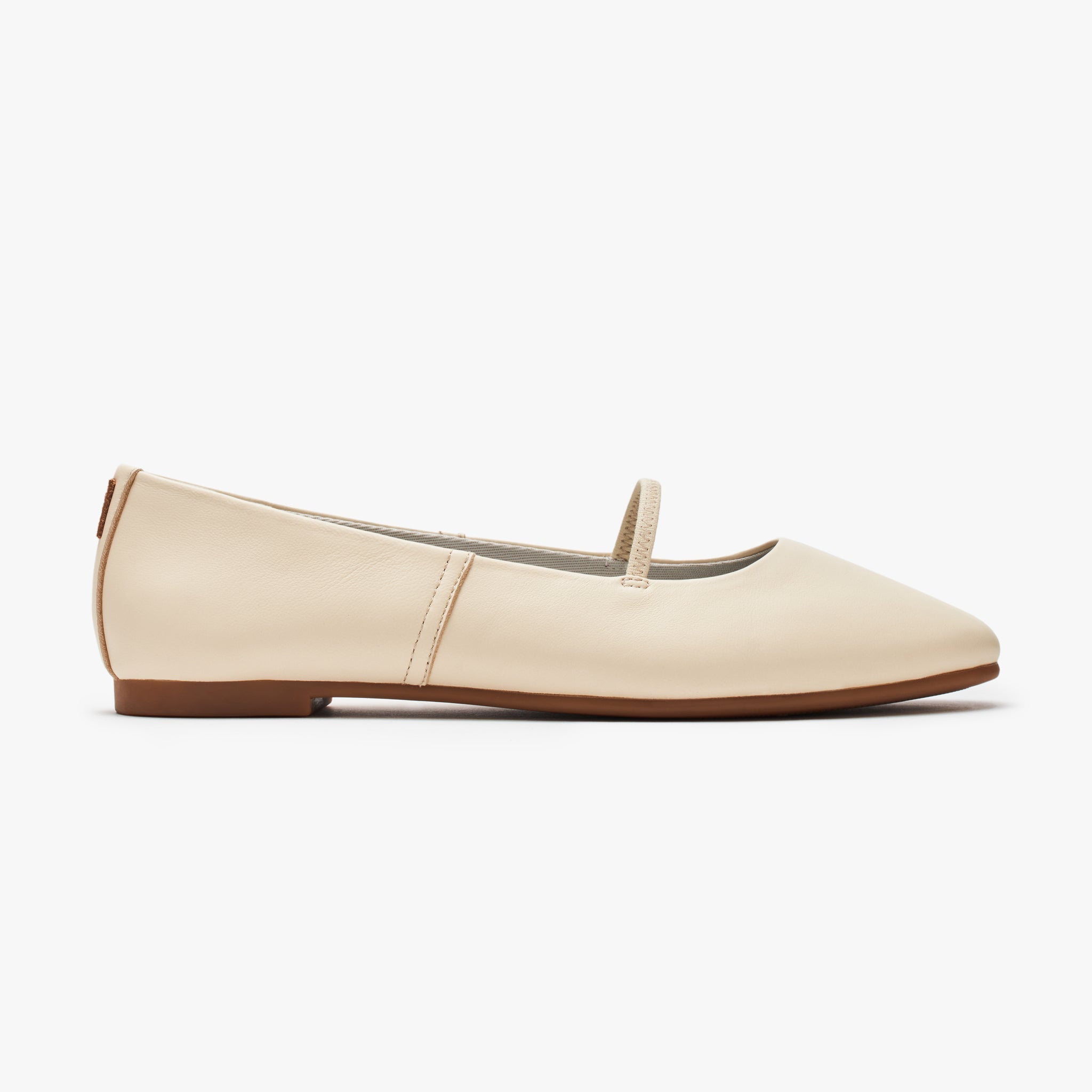 Comfortable Travel Flats for Women - Soft Ivory Ballet Shoes for Walking & Airports - Lightweight Foldable Slip-On Flats with Cushioning
