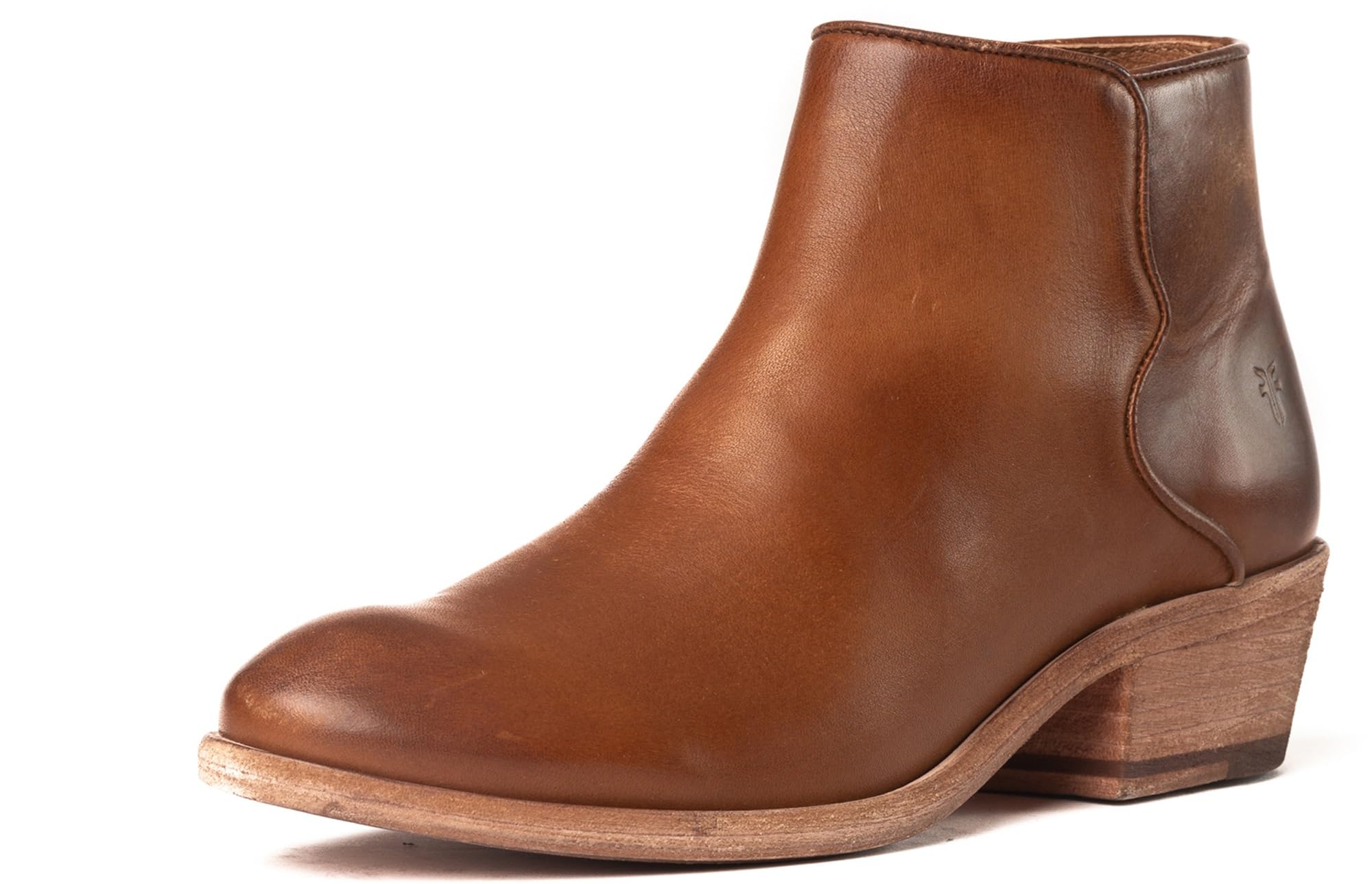 Frye Carson Piping Booties for Women - Soft Full-Grain Leather Western Boots with Signature Piping Detail & Leather Lining - 4