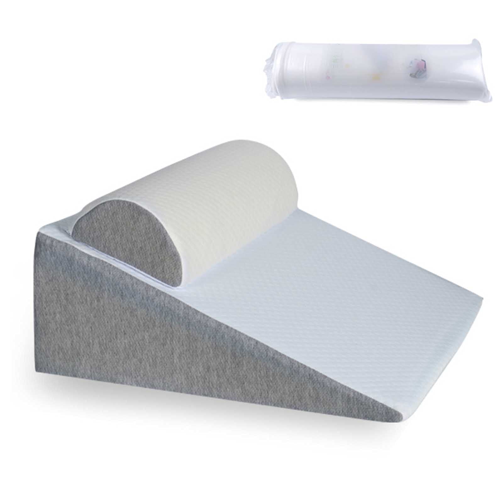 **Memory Foam Wedge Pillow for Back & Leg Support - Relieves Pain, Acid Reflux, GERD, Sinus & Snoring - Ideal for Sleeping, Post-Surgery Recovery & Comfort Therapy**