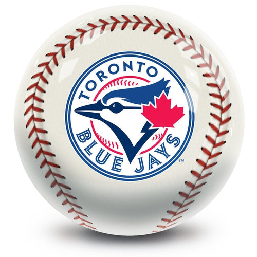 MLB Toronto Blue Jays Official Bowling Ball - 12 lbs Professional Bowling Ball for Fans & Players - Perfect for Leagues, Tournaments & Home Bowling Fun