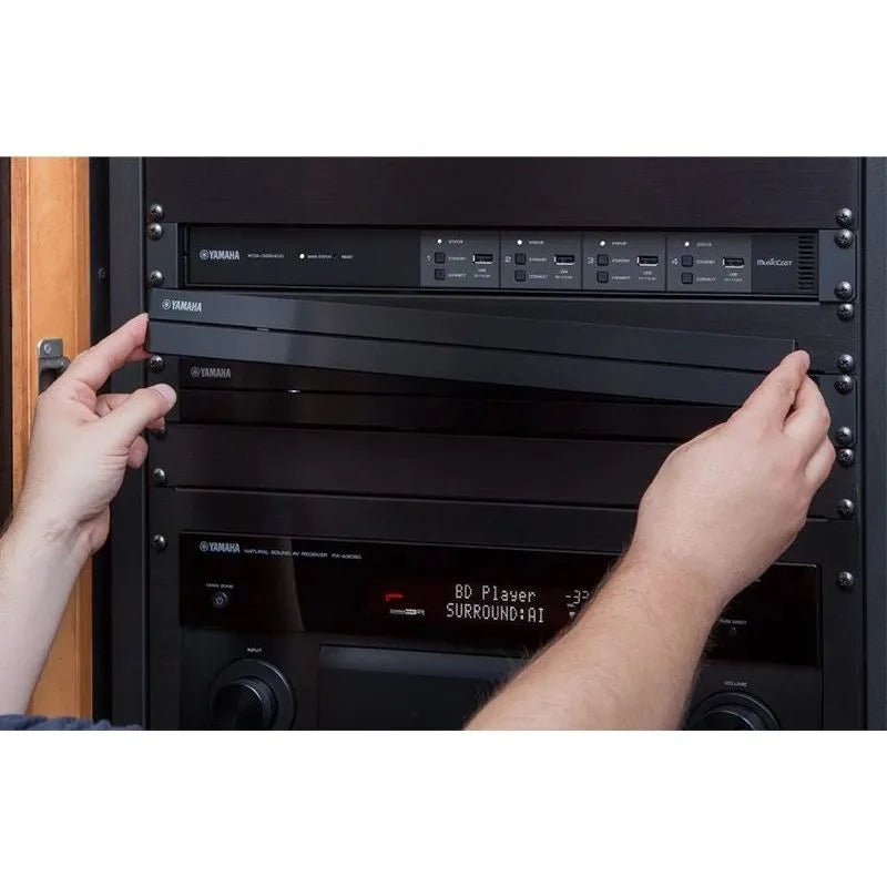 Yamaha XDA-QS5400RK MusicCast 4-Zone Multi-Room Streaming Amplifier - Wireless Audio System for Home Theater & Whole House Music