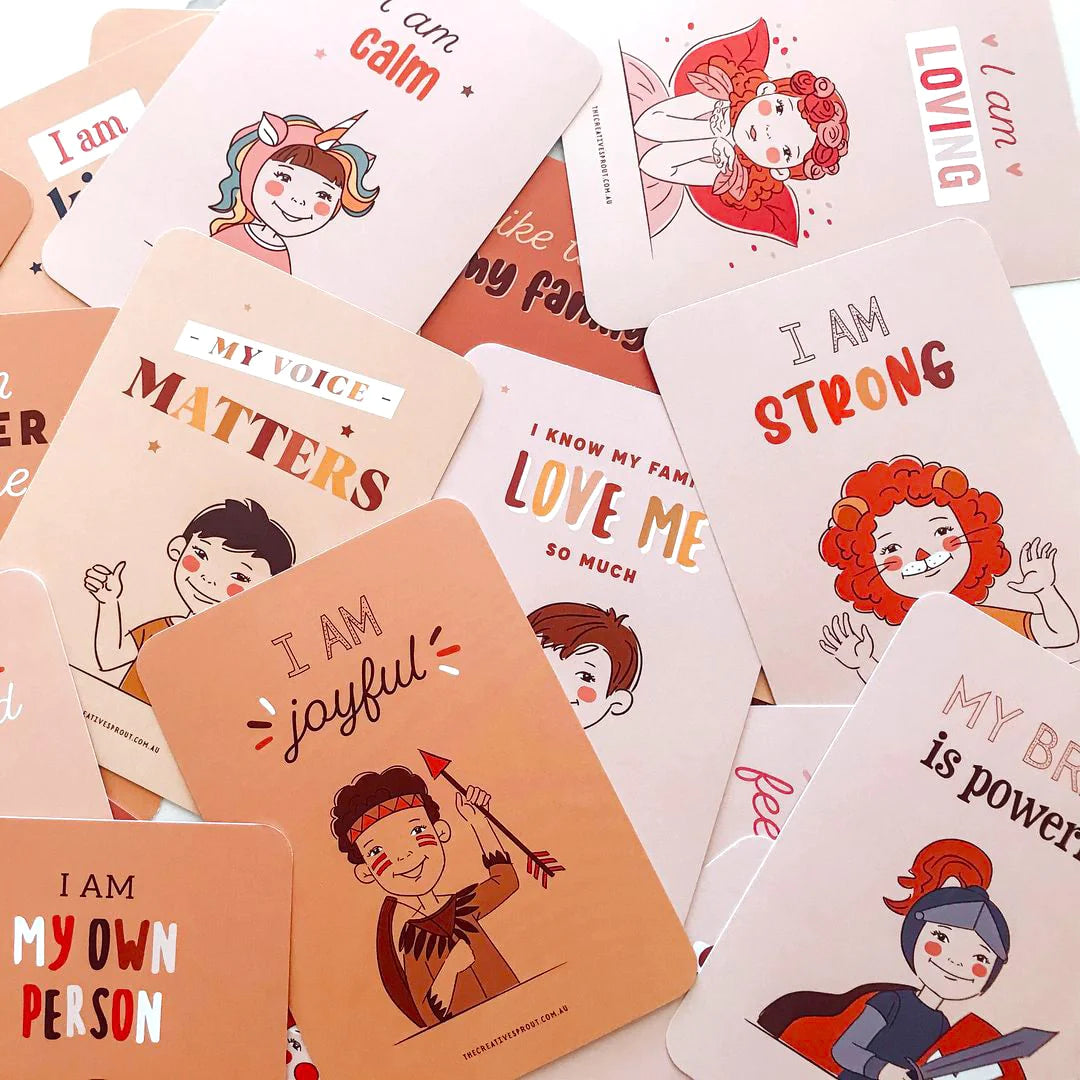 Positive Affirmation Cards for Kids - Motivational & Encouraging Phrases for Children's Self-Esteem & Confidence - Perfect for Classroom, Bedtime & Daily Inspiration