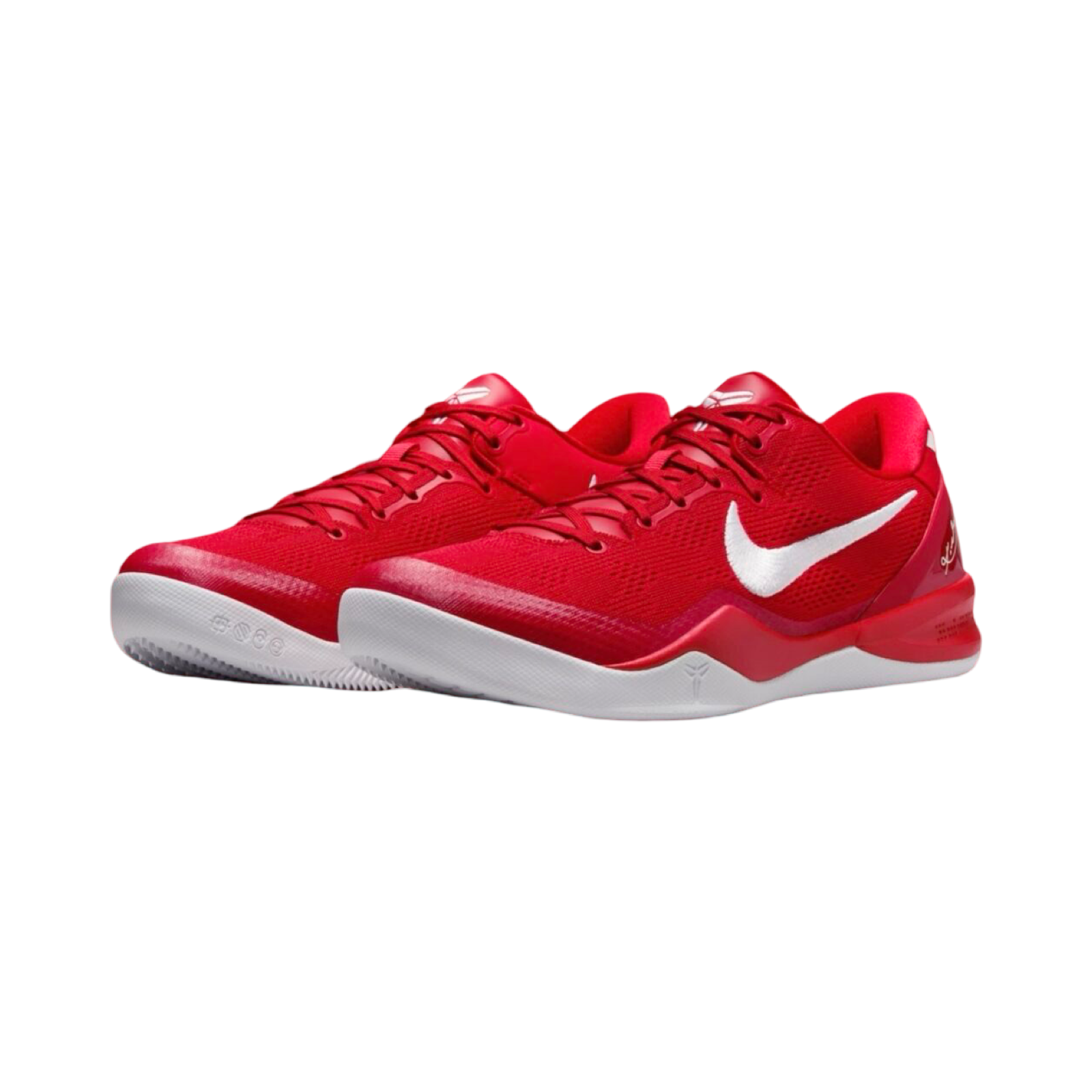 Nike Kobe VIII Protro Basketball Shoes - University Red & White - High-Performance Sneakers for Men - Perfect for Court Play & Casual Wear