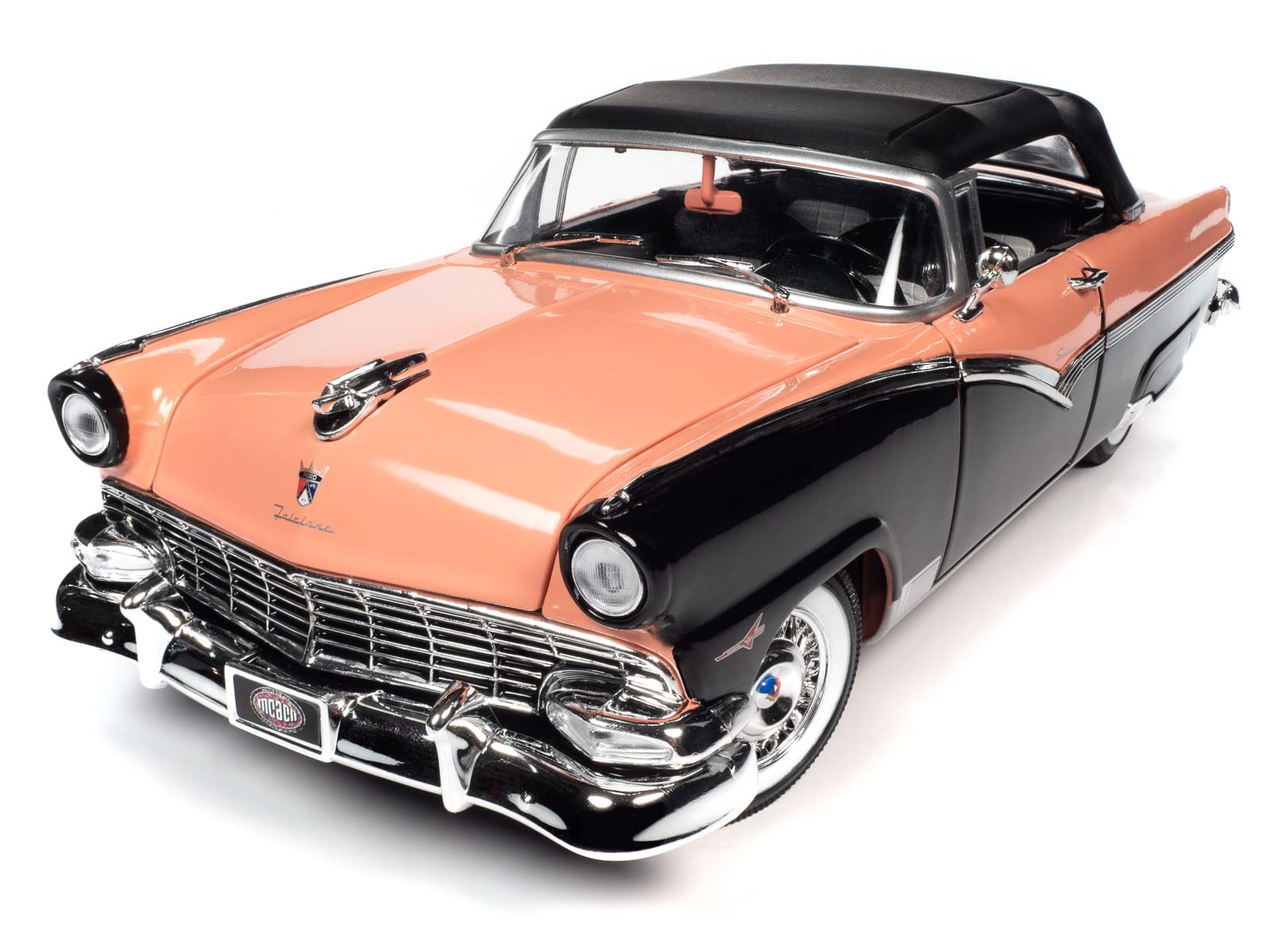 1956 Ford Fairlane Sunliner Diecast Model Car 1:18 Scale - American Muscle Classic Collectible for Car Enthusiasts | Perfect for Display, Gifts, and Model Car Collections