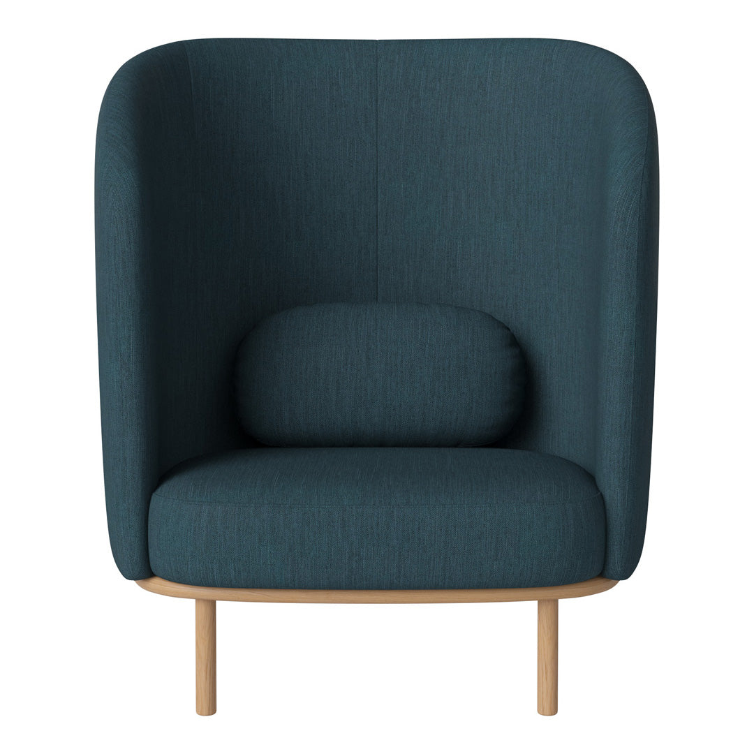 Fuuga Modern Nesting Armchair Set of 2 - Space Saving Stackable Lounge Chairs for Small Living Room, Bedroom or Office - Comfortable Accent Seating for Home Decor
