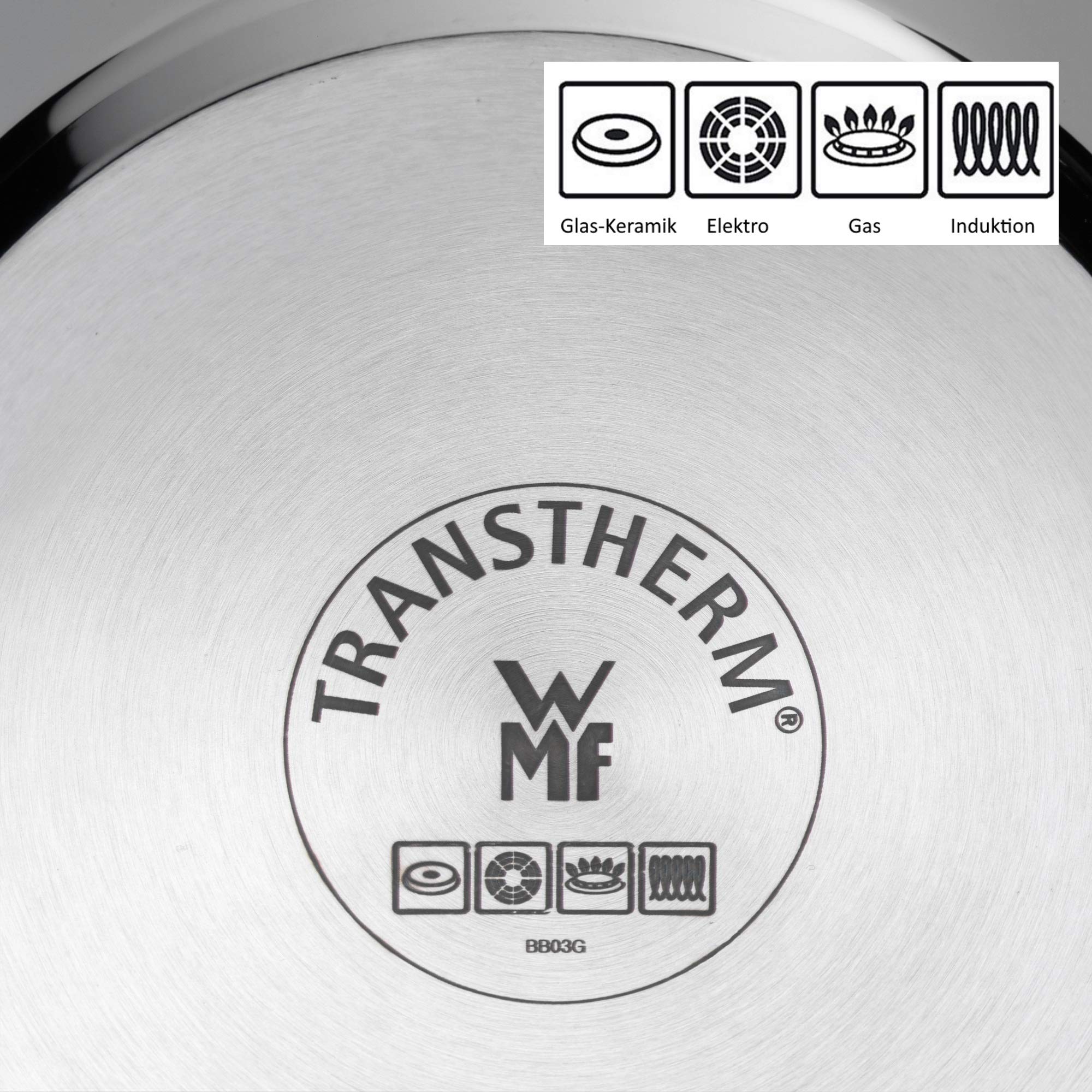 Premium WMF Nonstick Fry Pan Set - 3-Piece Cookware with Glass Lids for Healthy Cooking | Perfect for Sautéing, Frying & Serving Dishes Directly to Table