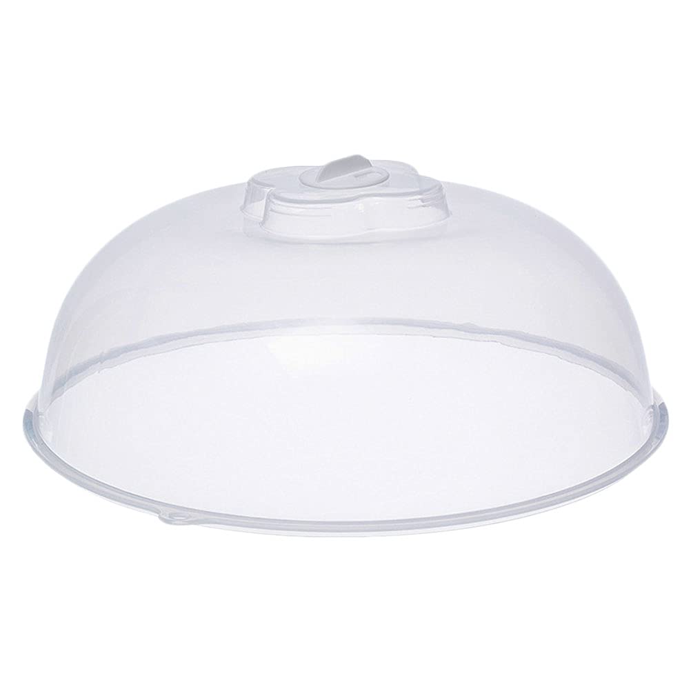 DOITOOL Microwave Food Cover - 1PC Transparent Reusable Splatter Guard for Heating & Keeping Food Warm - Perfect for Microwave, Kitchen & Meal Prep