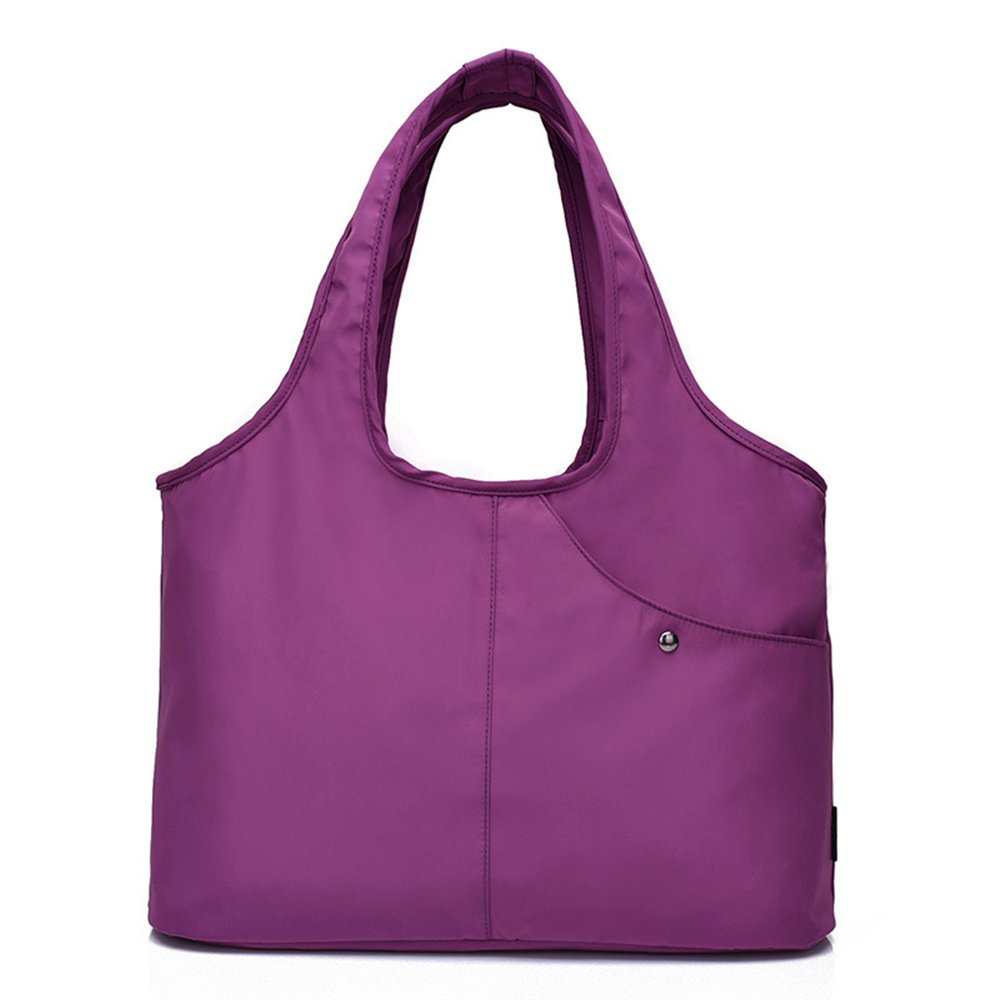 Waterproof Nylon Tote Bag for Women - Large Travel Shoulder Handbag, Multi-Functional Shopping Bag for Work, Gym & Beach Outings