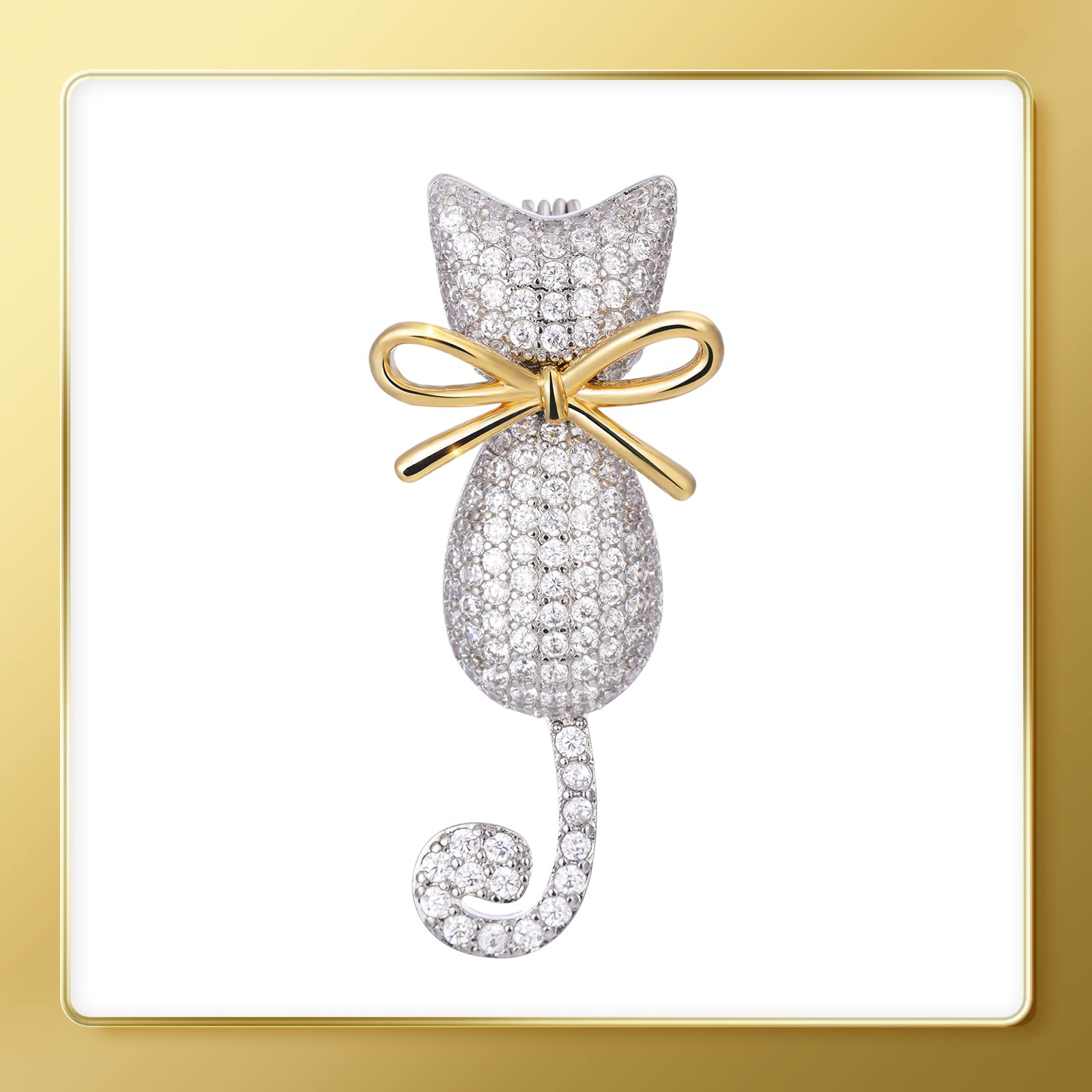 Flamingo & Cat Enamel Brooches for Women - Wedding & Birthday Gifts