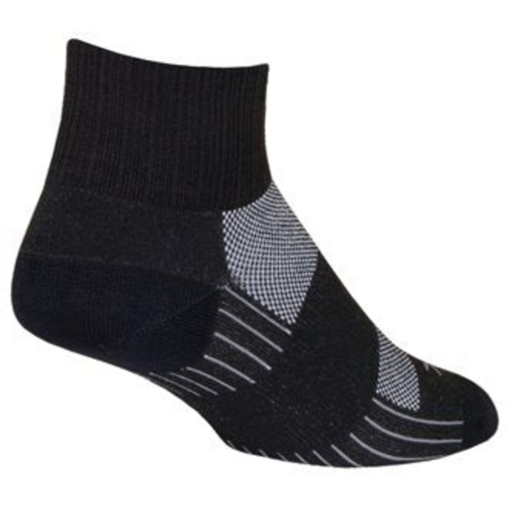SOCK GUY Pepper SGX Performance Socks - Moisture Wicking & Breathable for Running, Hiking & Sports - Comfortable Athletic Socks for Men & Women