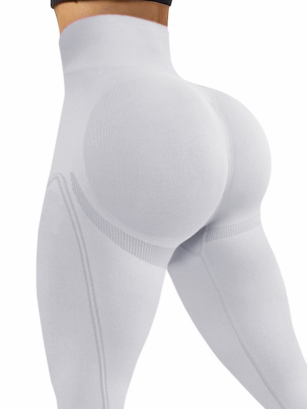 ZASUWA Women's High Waisted Seamless Scrunch Butt Lifting Leggings - Yoga, Workout & Everyday Wear
