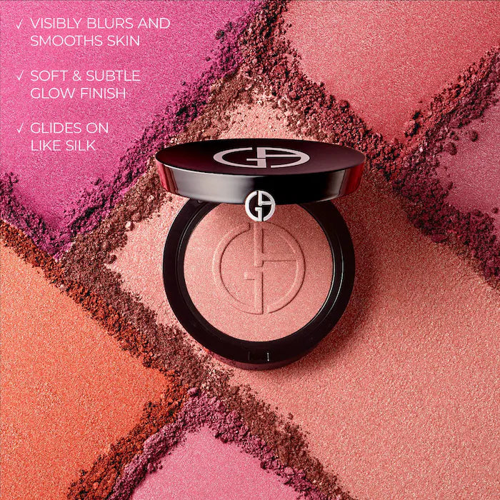 Armani Beauty Luminous Silk Glow Blush - Natural-Looking Cheek Color for Day & Night Makeup | Perfect for Everyday Wear & Special Occasions