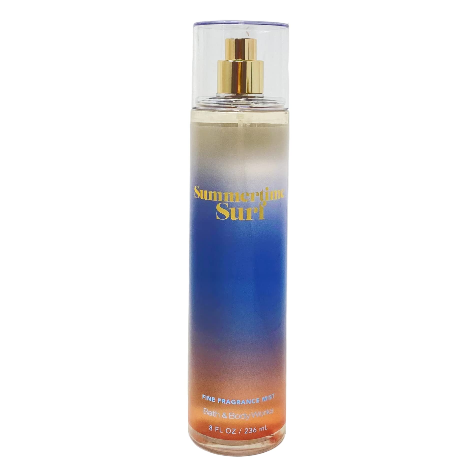 Bath & Body Works Summertime Surf 2-Piece Set - Fragrance Mist & Body Cream for Women | Summer Beach Vacation & Everyday Freshness