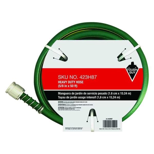 50 ft Heavy Duty Garden Water Hose - 5/8