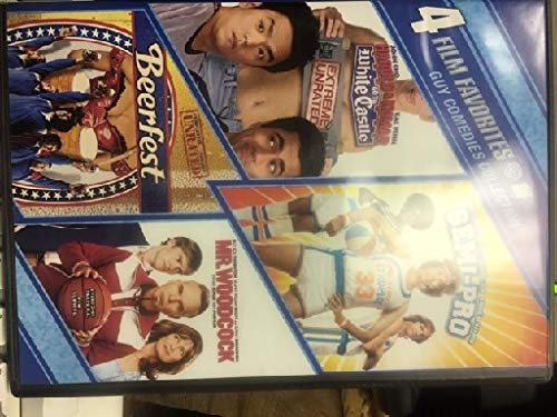 4 Film Favorites: Hilarious Guy Comedies Collection (DVD) - Perfect for Movie Nights, Bachelor Parties & Man Cave Entertainment