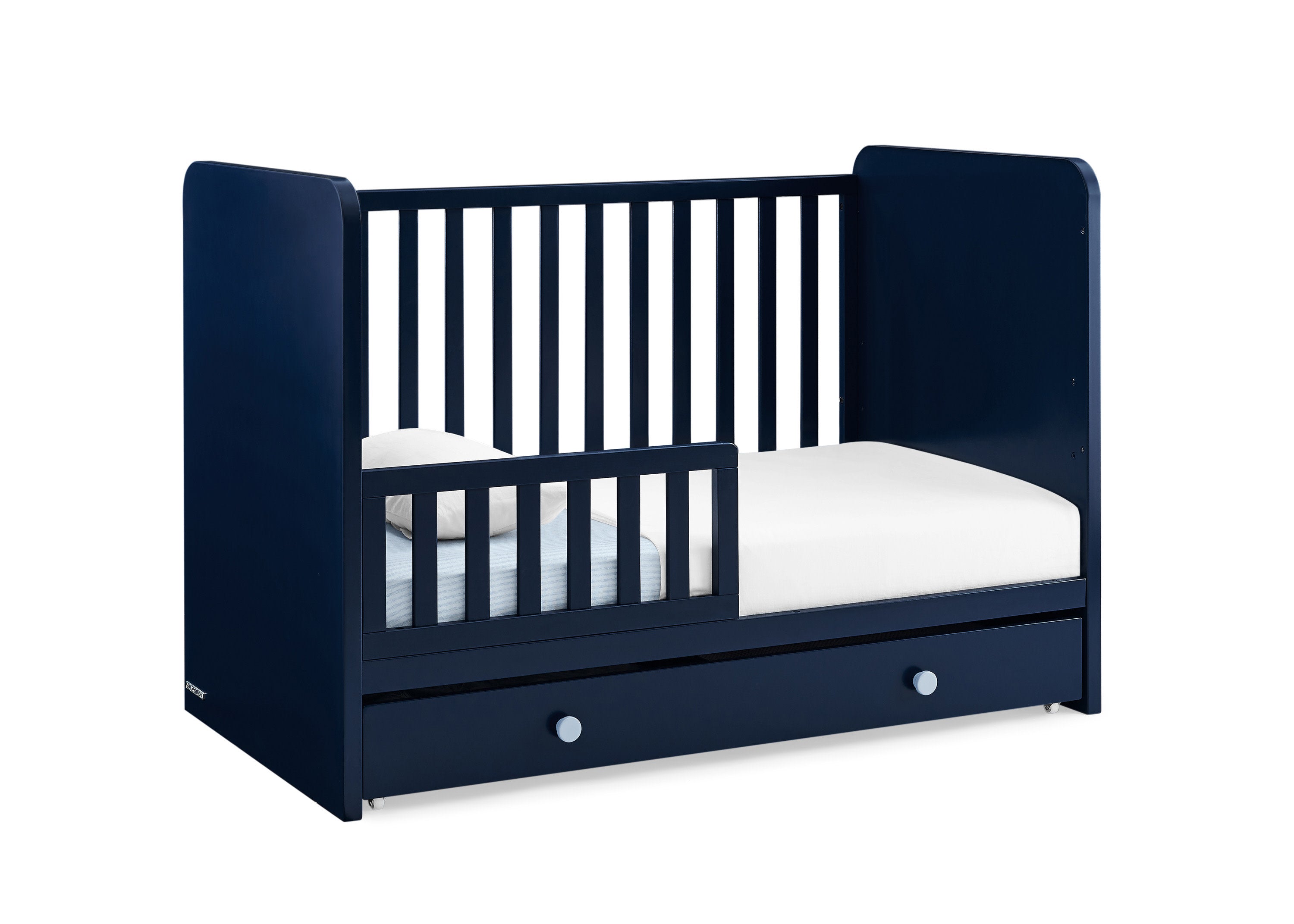 BabyGap Graham 4-in-1 Convertible Crib with Storage Drawer - Nursery Furniture for Newborns to Toddlers - Perfect for Small Spaces & Modern Nurseries