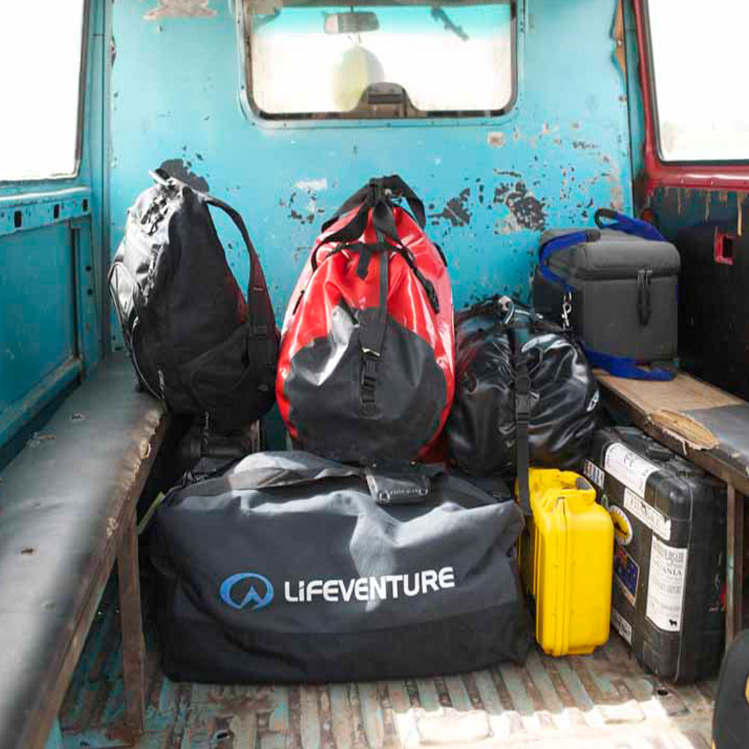 Lifeventure Expedition Wheeled Duffle Bag 120L - Large Travel Duffel with Wheels for Camping, Hiking & Airplane Carry-On | Water-Resistant Gear Bag