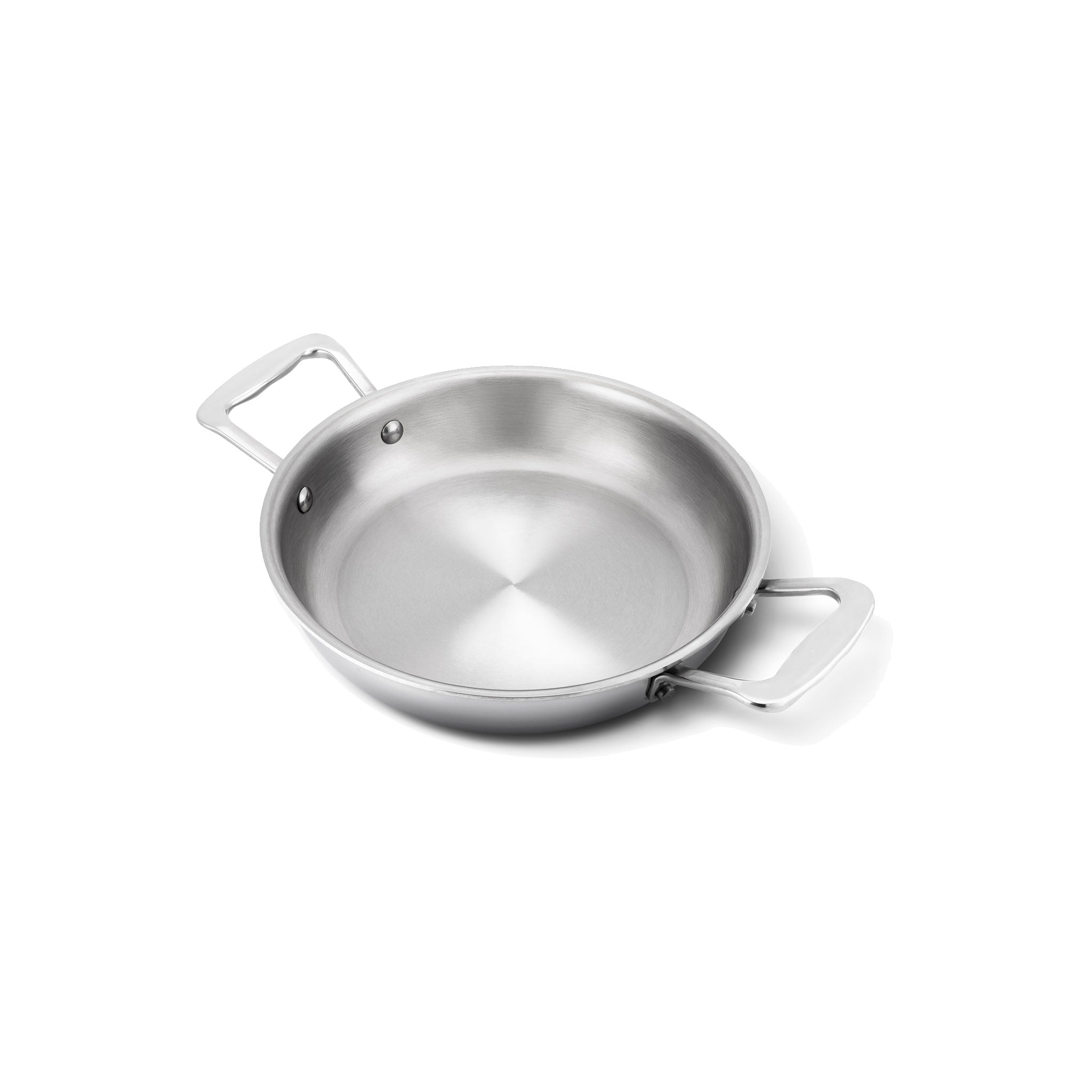 8.5 Inch Nonstick Fry Pan with Short Handles - Lightweight Aluminum Cooking Skillet for Eggs, Pancakes & Sauteing - Perfect for Small Kitchens & Camping Trips