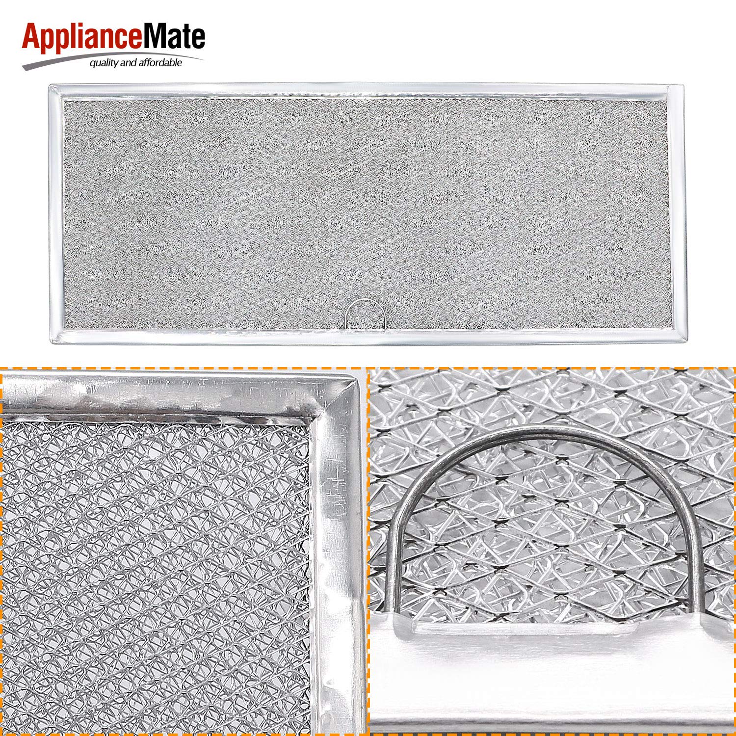 4 Pack Downdraft Vent Grease Filter Replacement for Whirlpool Range Hood - Model WP71002111 AP6010686 AP4089172 715290 - Perfect for Kitchen Cooktop Ventilation & Smoke Removal
