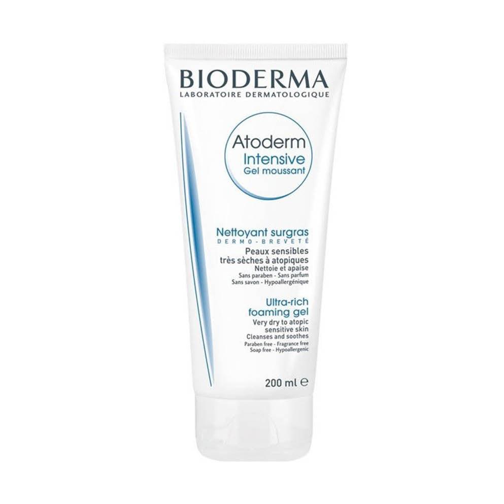 Atoderm Intensive Foaming Gel - Ultra Soothing Cleanser for Very Dry, Irritated & Atopic Sensitive Skin | Gentle Face & Body Wash for Eczema & Dermatitis Relief | Perfect for Daily Skincare Routine & Sensitive Skin Care