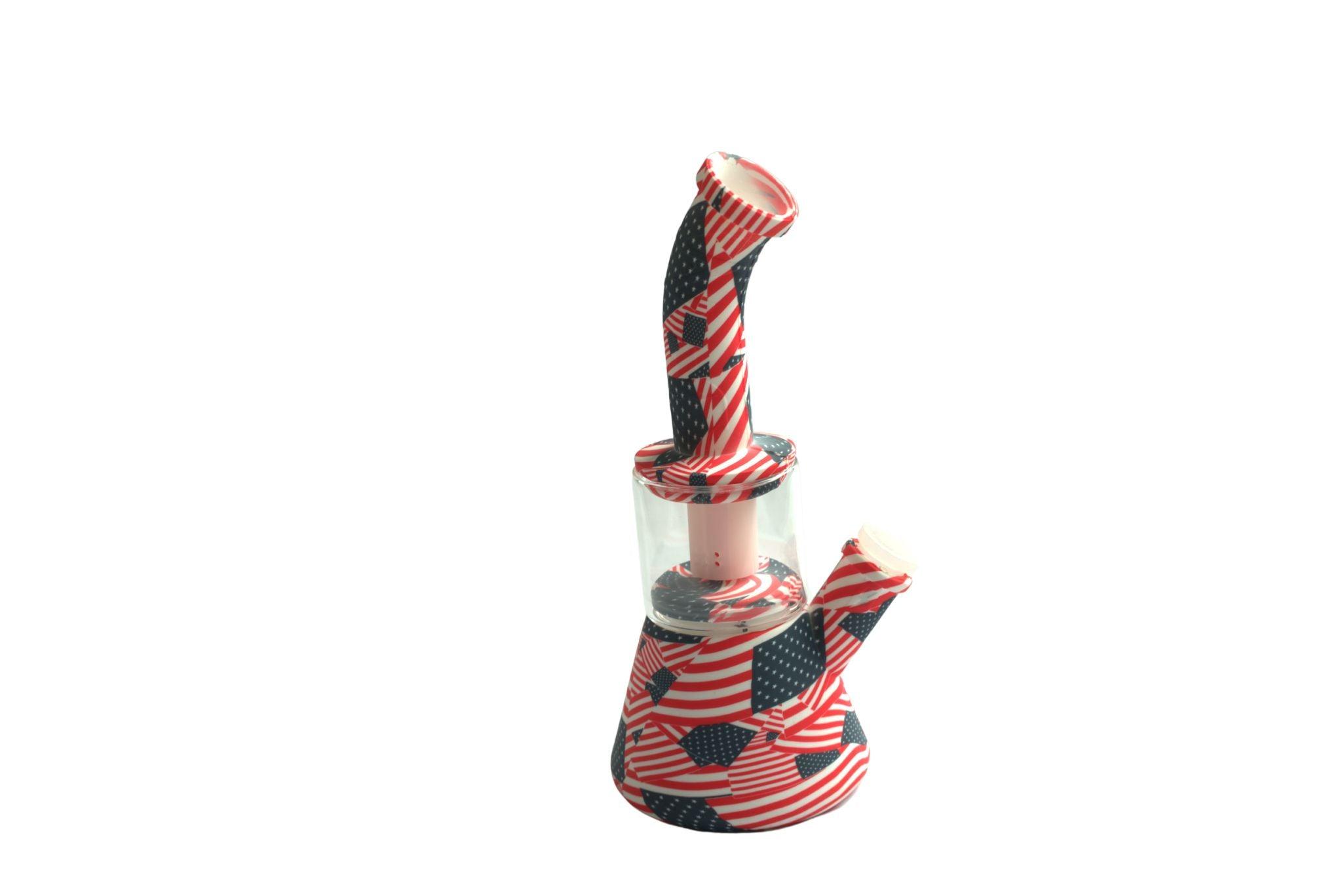 Premium Silicone Dab Rig - Portable Water Pipe for Concentrates & Tobacco | Ideal for Travel, Camping & On-the-Go Smoking